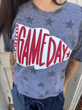 Game Day Pennant Tee: Red