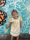 Sunflower Smocked Dress: Yellow