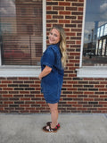 Equestrian Era Dress: Dark Wash
