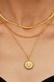 Pretty Little Layers Necklace: Gold