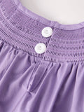 Spooky Cute Smocked Dress: Lavender