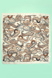 Poise and Paisley Scarf: Ivory