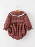 Apple Cider Sweetheart Romper: Mauve