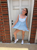 Picnic In The Park Dress: Blue Gingham