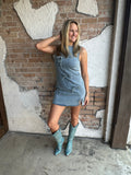 Twill & Thrill Dress: Light Denim