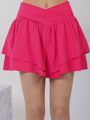 Double Layer Shorts: Pink