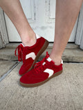 Spoiler Alert Sneakers: Red
