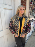 RESTOCKED* Golden Hour Blooms Jacket: Marigold