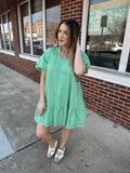Lucky Lover Dress: Green