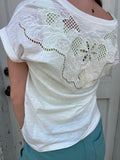 Southern Accent Top: Off White