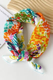 Among the Wildflowers Scarf: White Multi
