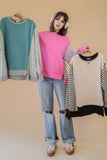 Loom and Lined Pullover: Mint