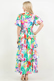 Petal Pop Dress: Multi-Colored