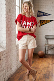 Kickoff Classic Game Day Top: Red