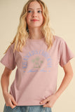 Cali Girl Tee: Mauve