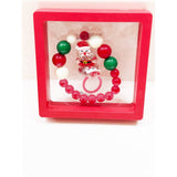 Christmas Theme Bracelet with Matching Ring: MIX COLOR