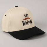 Say When Trucker Hat: Black