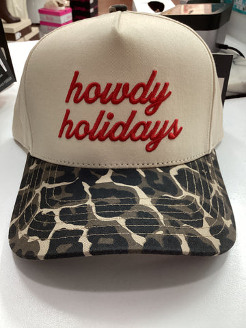 Howdy Holidays Leopard: Red