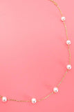 Pearl Girl Necklace: Gold