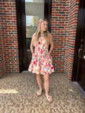 Blush & Bloom Dress: Pink Multi