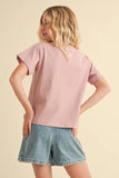 Cali Girl Tee: Mauve