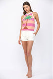 Palm Springs Top: Pink/Orange