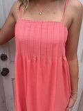 Summer Delight Dress: Coral