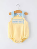 "MAMA'S BESTIE " Romper: Yellow