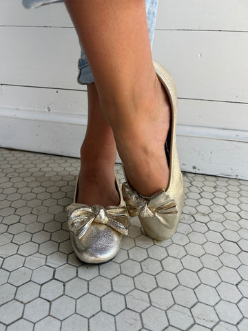 Sugar Rush Sandals: Gold Metallic