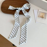 Polka Dot Scarf Wrap: Black