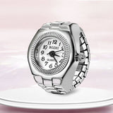 Wildflower Watch Ring: Gold White