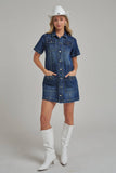 Equestrian Era Dress: Dark Wash