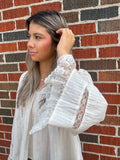 Heirloom Lace Top: Cream