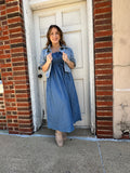 Dilly Dally Denim Top: Lightwash