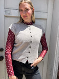 Now or Never Cardigan Top: Taupe