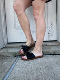 Too Cute Sandals: Black