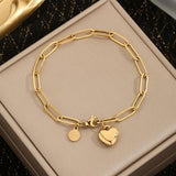 Sunbeam Heart Bracelet: Gold