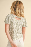 Floral Garden Top : Green Mix