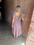 Harvest Moon Midi Dress: Mocha