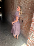 Harvest Moon Midi Dress: Mocha