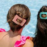 Summer Crush Rectangle Hair Clip: Large