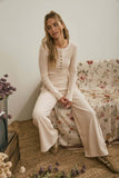 Cozy Cloud Pants:Light Khaki