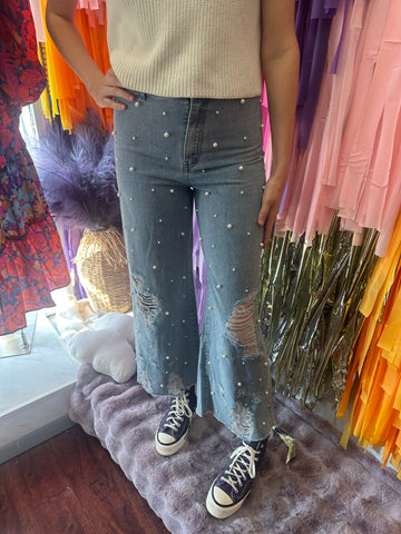 Dolly Pearl Denim: Lightwash