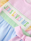 "Jesus Loves Me " Dress: Pastel Mix