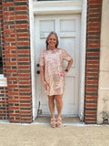 Showstopper Sequin Dress: Rose Gold