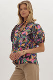 She Inspires Floral Top: Multi