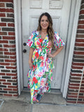 Bold Blooms Dress: Multi