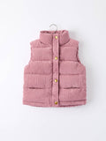 Puffer Vest: Pink