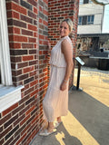 Romantic Rebel Dress: Champagne