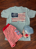 250 Years Of Freedom Tee: Lt Blue